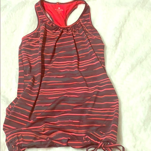 Athleta - Yoga Striped Racer Back Tank - Picture 4 of 4
